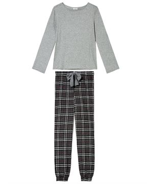 Pijama-Feminino-Moon-Calca-Fio-Tinto-Xadrez