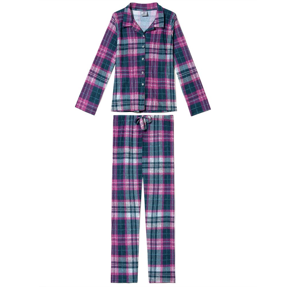 Pijama-Americano-Toque-Poliplex-Xadrez