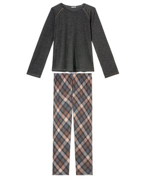 Pijama-Masculino-Toque-Malha-Mescla-Calca-Xadrez