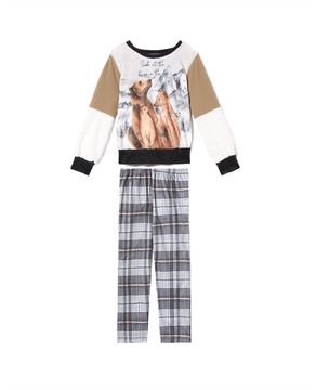 Pijama Rainbow Comfy - Toque Sleepwear Roxo