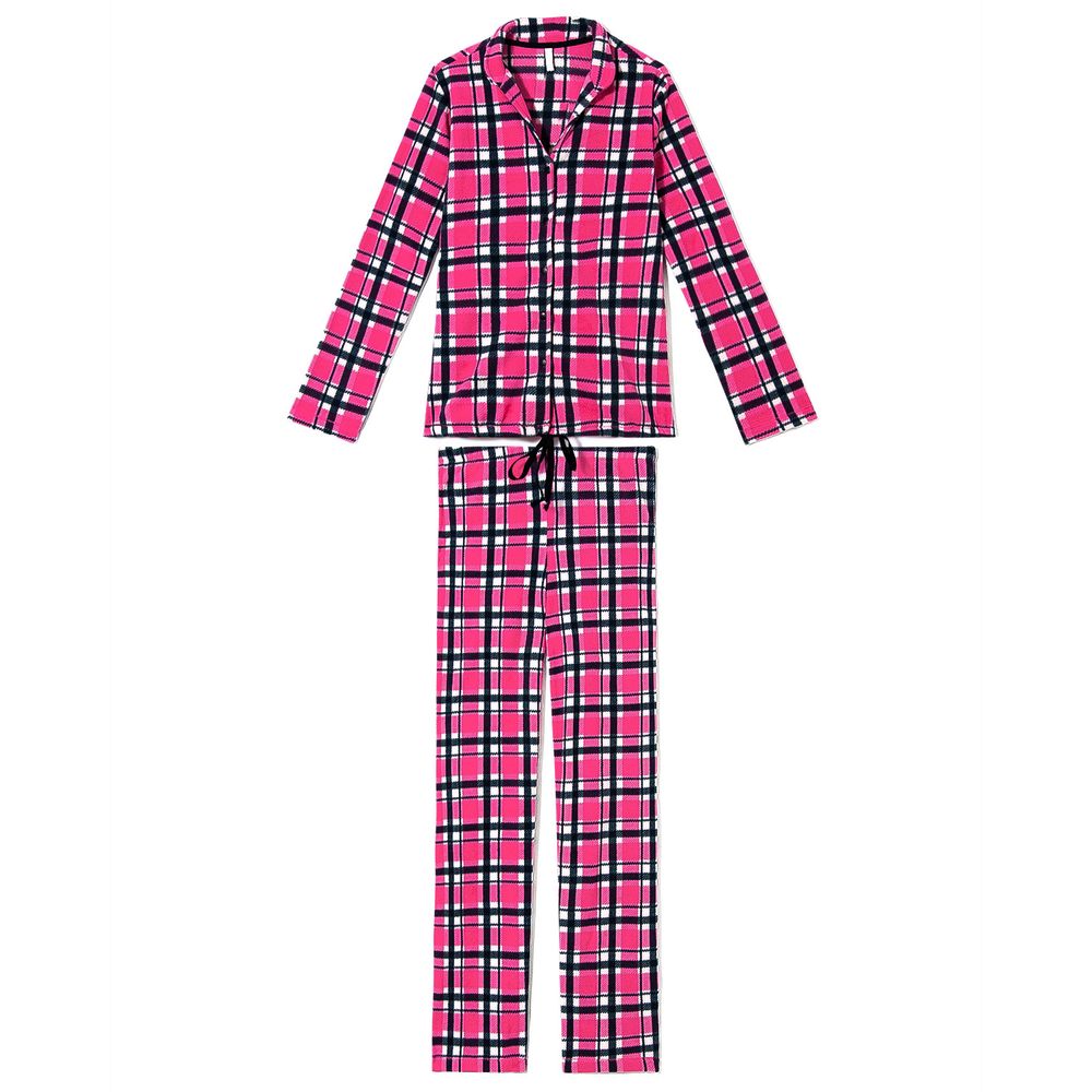 Pijama Americano Jogê Soft Xadrez Pijama - PijamaOnline