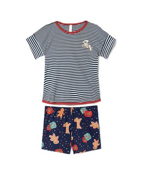 Pijama-Infantil-Feminino-Acuo-Algodao-Biscoito-Natal