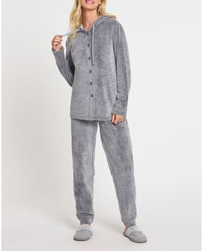 Pijama-Feminino-Aberto-Recco-Soft-Fleece-Capuz