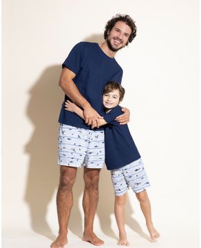 Pijama-Masculino-Any-Any-Algodao-Short-Peixes