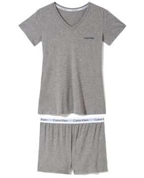 Pijama-Feminino-Curto-Calvin-Klein-Viscolight-Cos-Logo