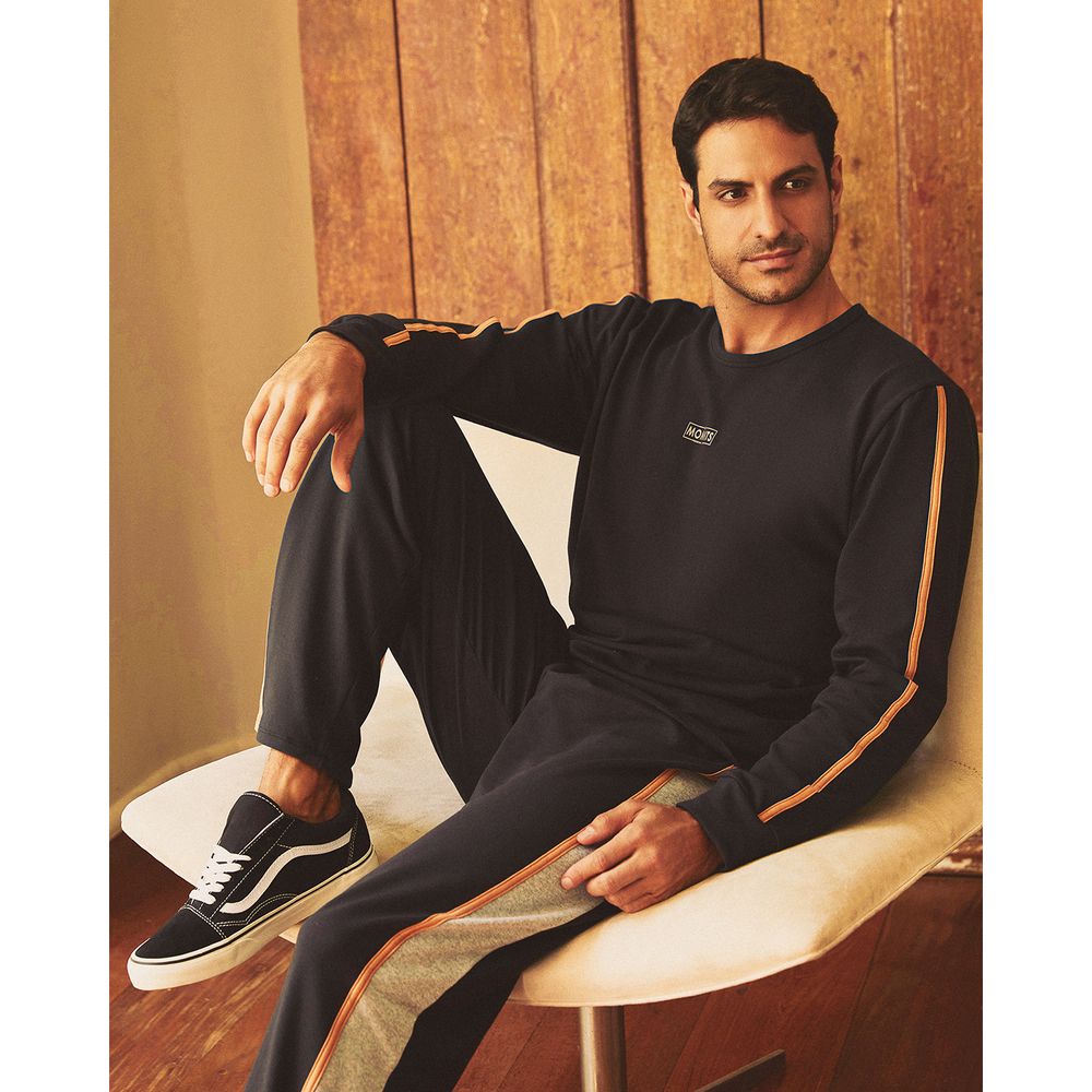 Pijama-Masculino-Recco-Moletinho-Flanelado-Recorte