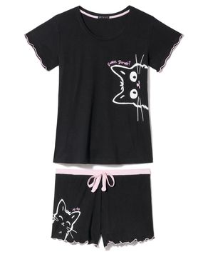 Pijama-Feminino-Any-Any-Visco-Premium-Gatinhos