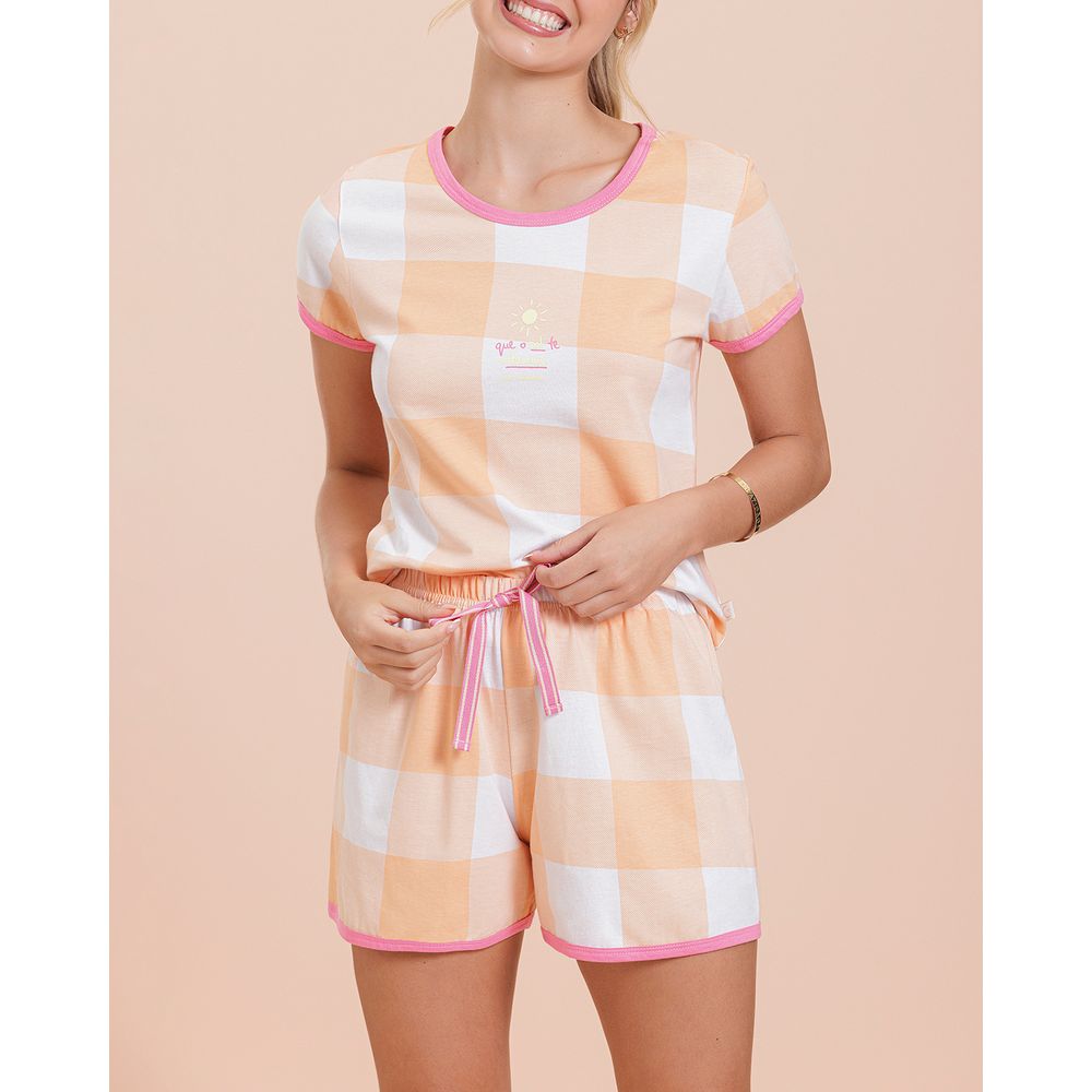 Pijama-Feminino-100--Algodao-Lua-Encantada-Xadrez