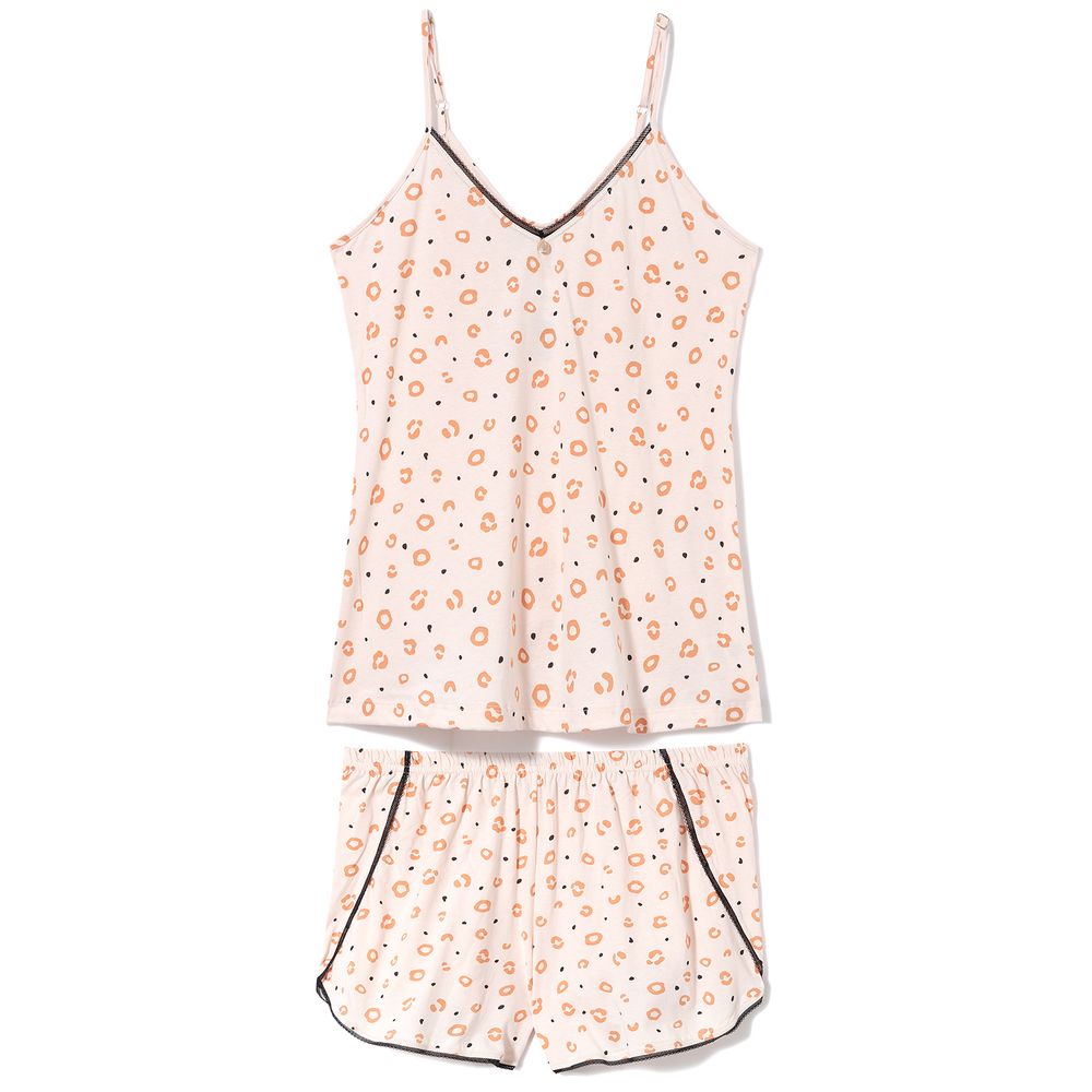 Pijama-Feminino-Algodao-Alca-Lua-Encantada-Onca