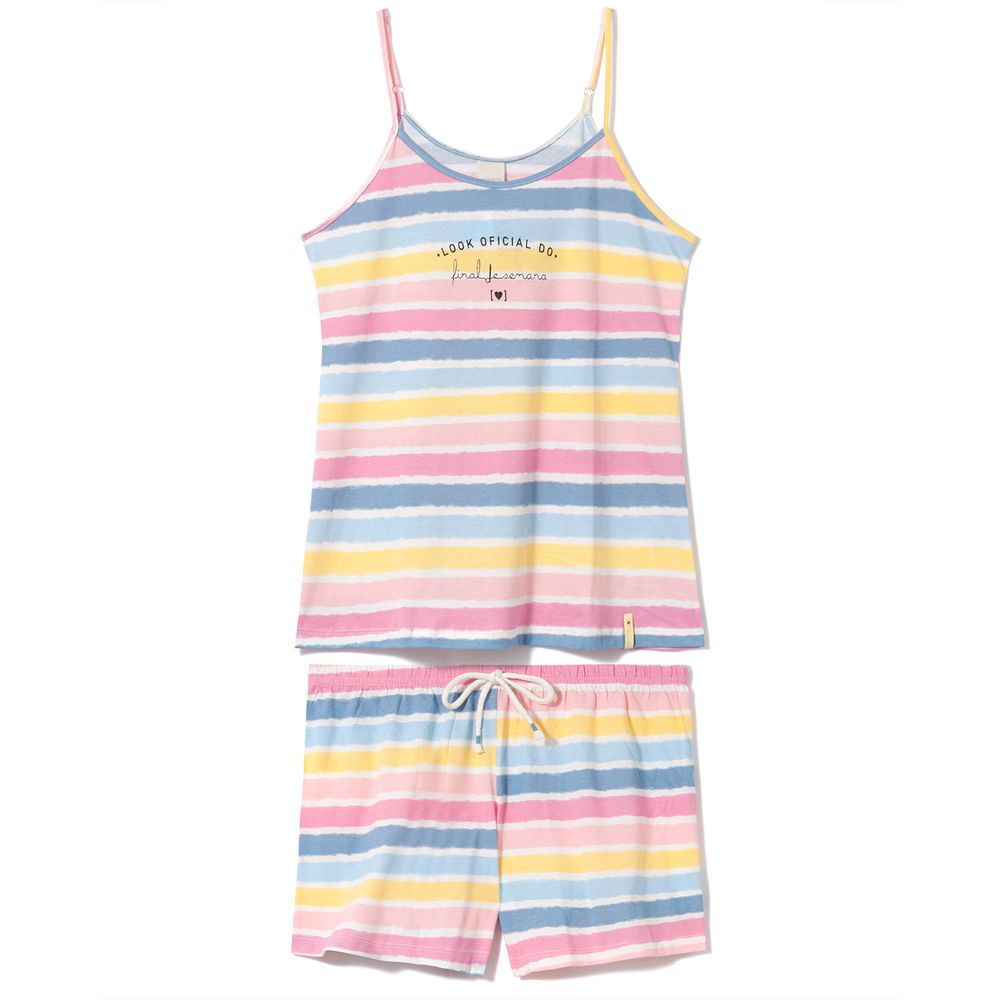 Pijama-Feminino-Algodao-Alca-Lua-Encantada-Listras