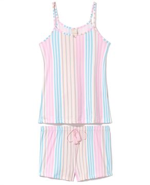 Pijama-Feminino-Peach-Alca-Lua-Encantada-Listras