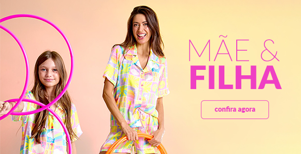 Pijamas Americanos Mãe e Filha