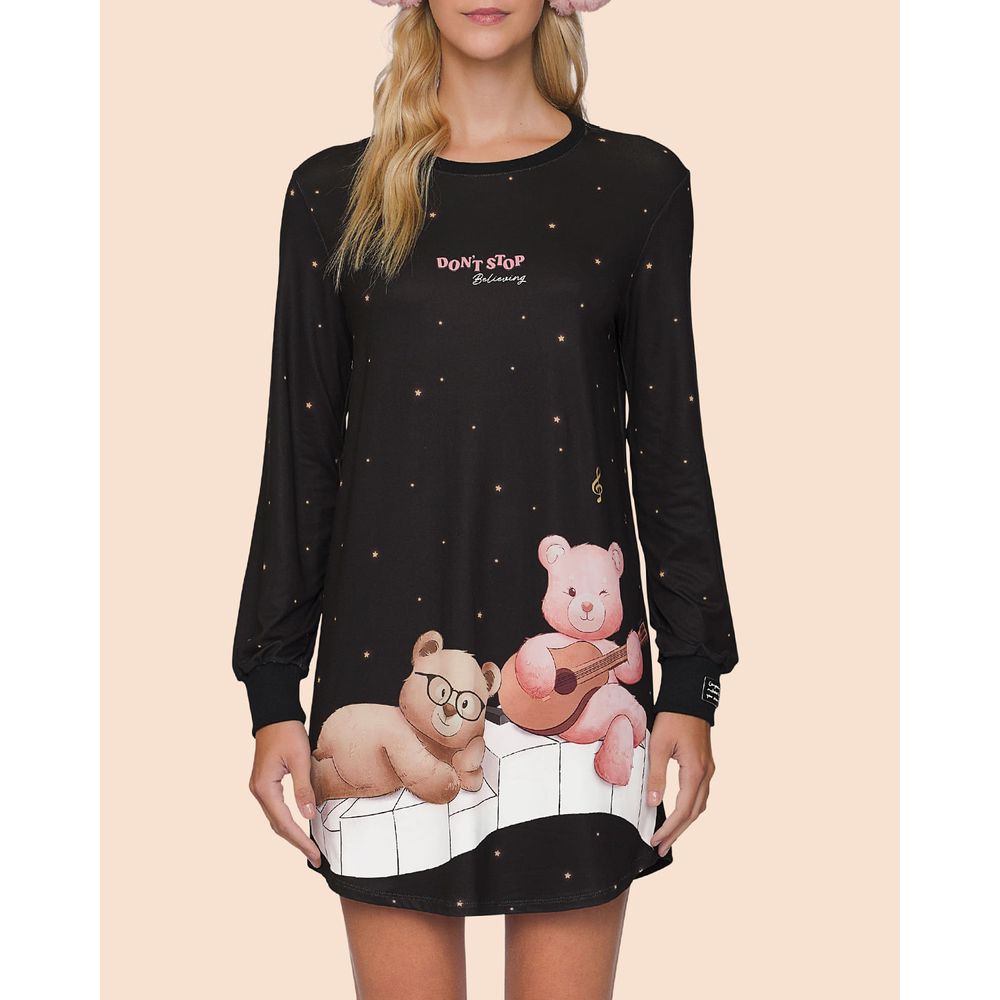 Camisola-Manga-Longa-Punhos-Lua-Lua-Touch-Ursos