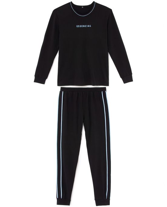 Pijama-Feminino-Recco-Moletinho-Flanelado-Punhos