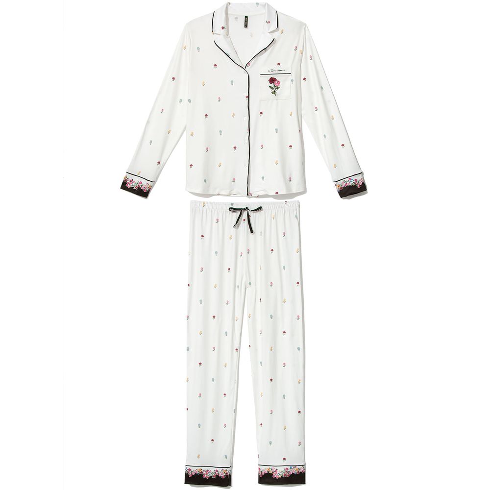Pijama-Americano-Lua-Lua-Malha-Touch-Flores