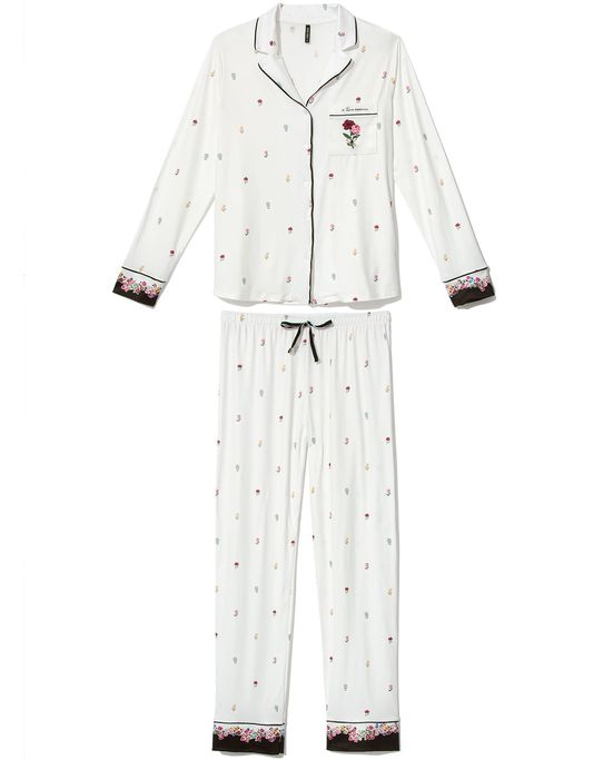 Pijama-Americano-Lua-Lua-Malha-Touch-Flores