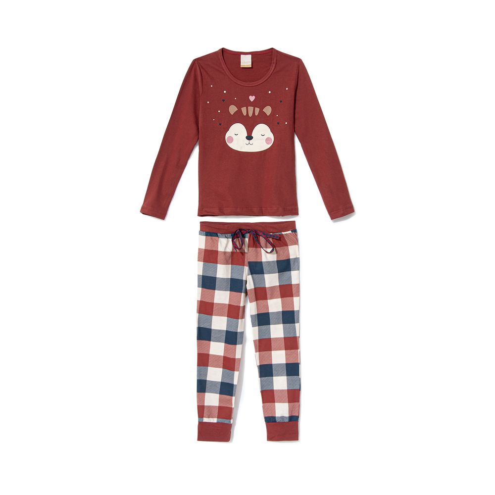 Pijama-100--Algodao-Menina-Lua-Encantada-Xadrez