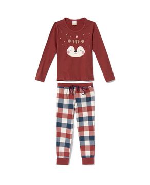 Pijama-100--Algodao-Menina-Lua-Encantada-Xadrez