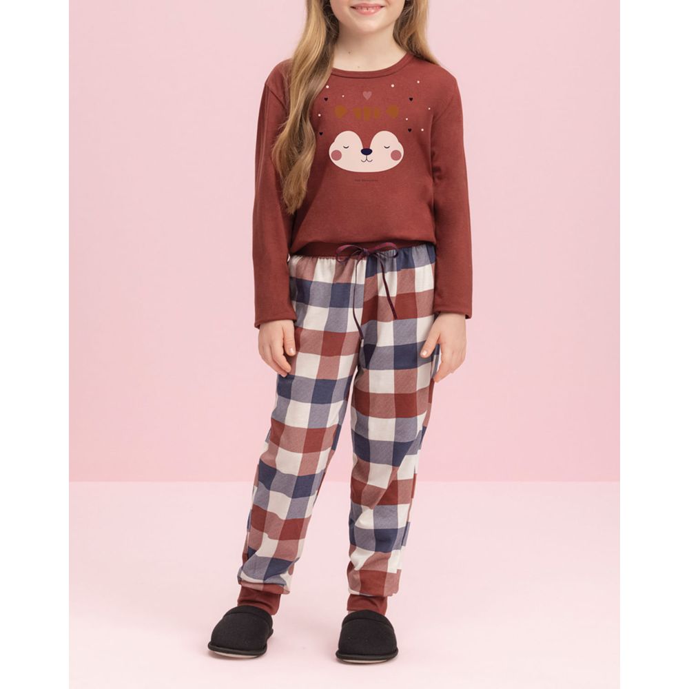 Pijama-100--Algodao-Menina-Lua-Encantada-Xadrez