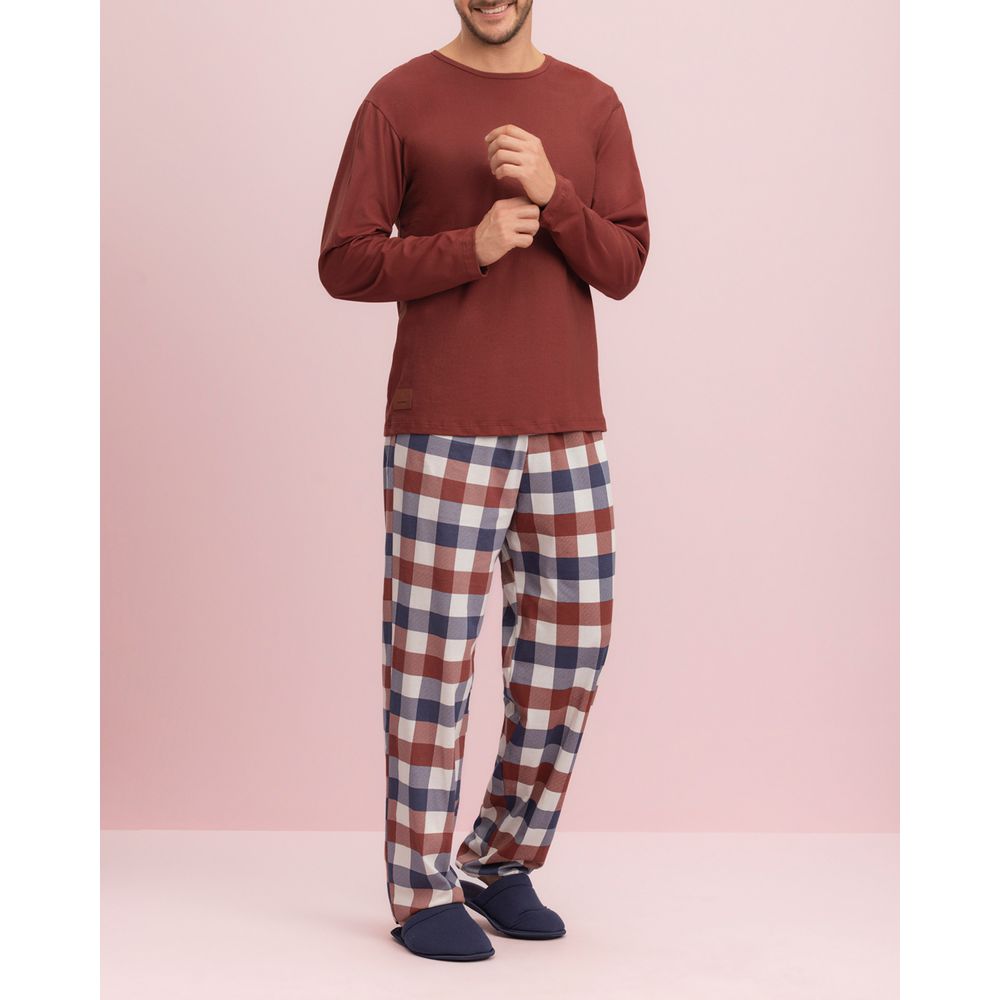 Pijama-Masculino-Lua-Encantada-Algodao-Xadrez
