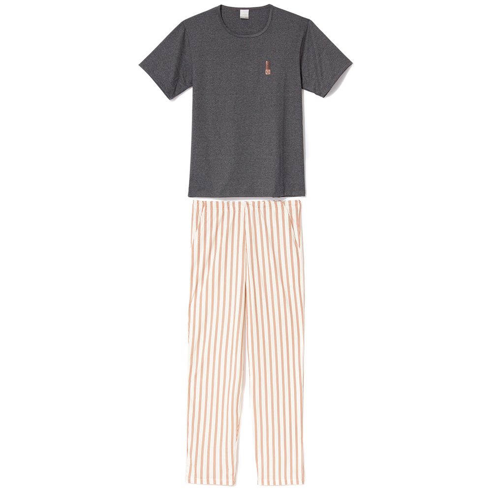 Pijama-Masculino-Lua-Encantada-Manga-Curta-e-Calca