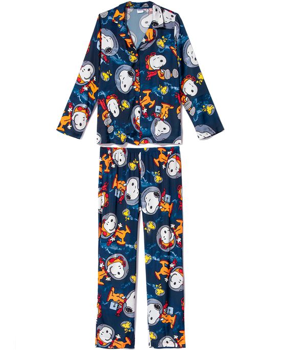 Pijama-Americano-Snoopy-Astronauta-Acuo-Cetim