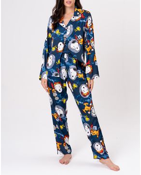 Pijama-Americano-Snoopy-Astronauta-Acuo-Cetim