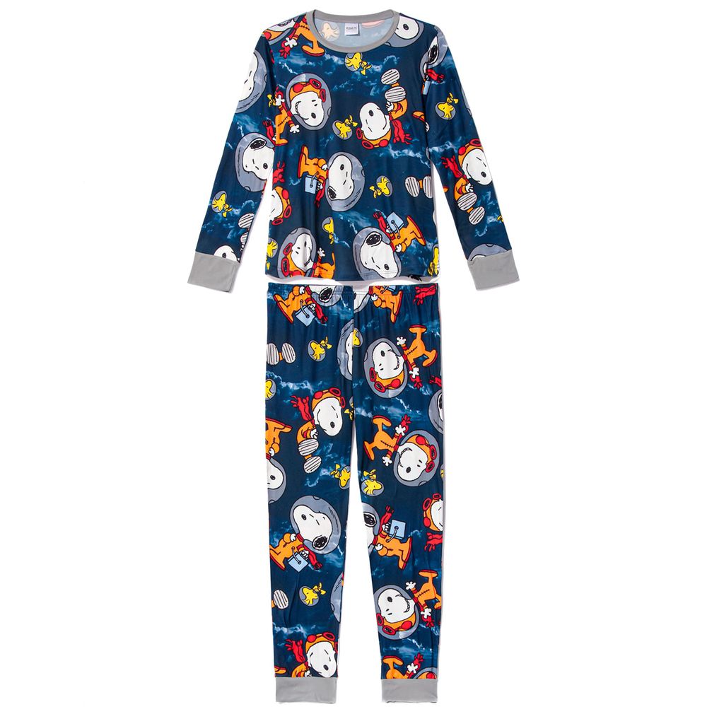 Pijama-Feminino-Snoopy-Astronauta-Acuo-Skin-Light