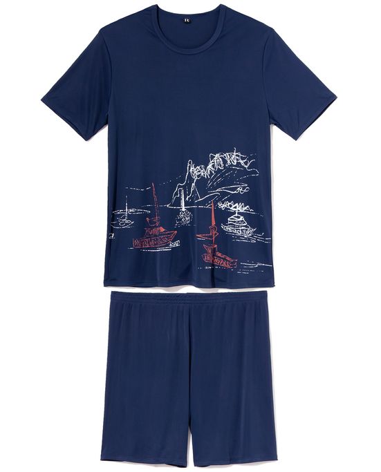 Pijama-Masculino-Recco-Microfibra-Amni®-Barcos