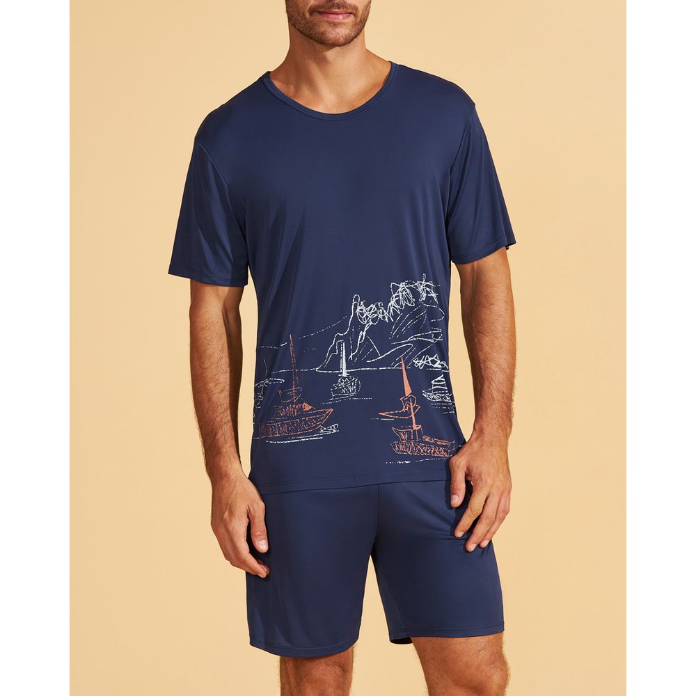 Pijama-Masculino-Recco-Microfibra-Amni®-Barcos