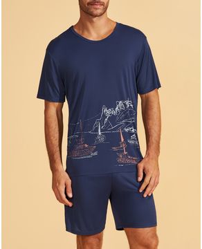Pijama-Masculino-Recco-Microfibra-Amni®-Barcos